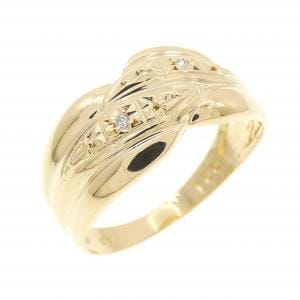 K18YG ダイヤモンド リング 0.01CT