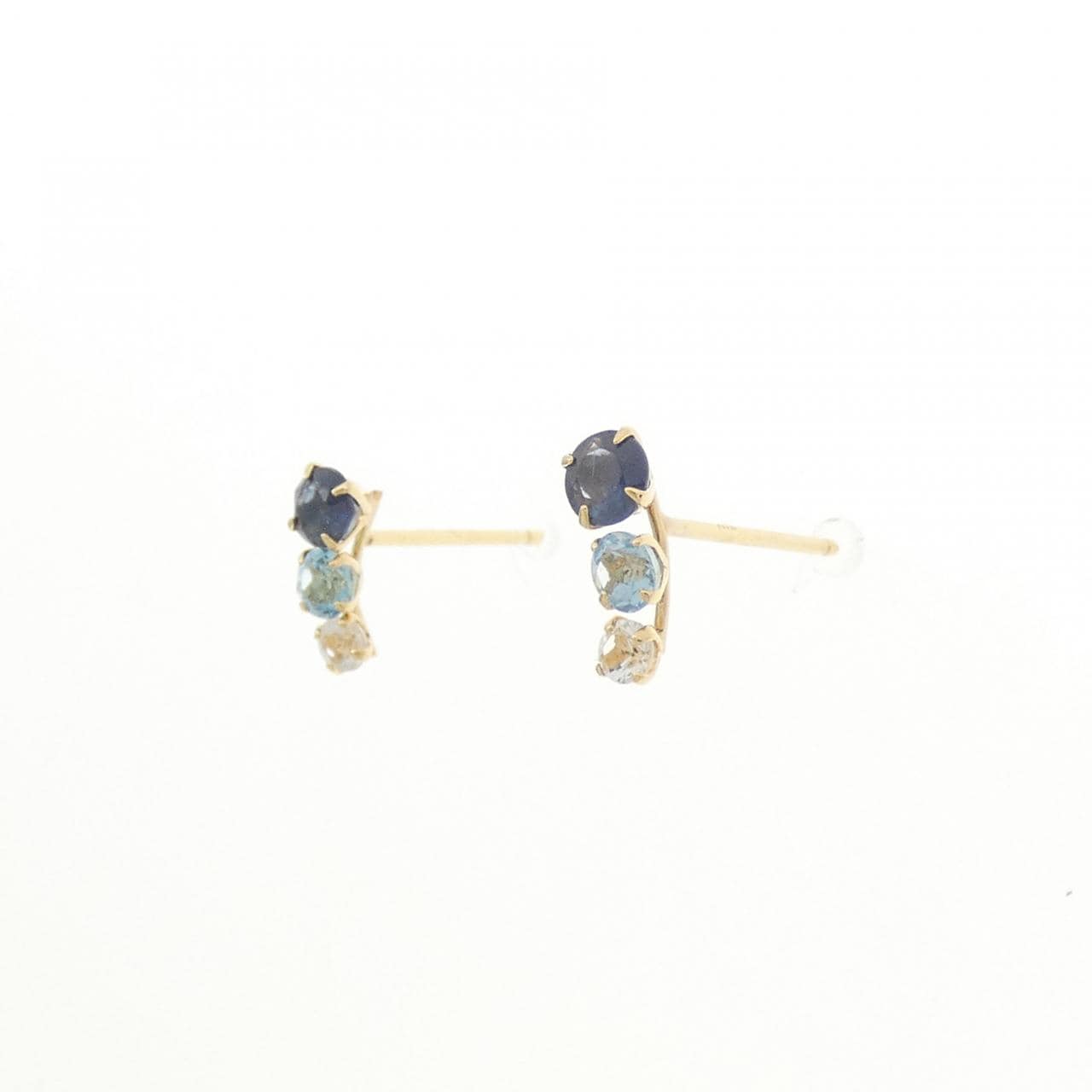 K18YG サファイヤ ピアス