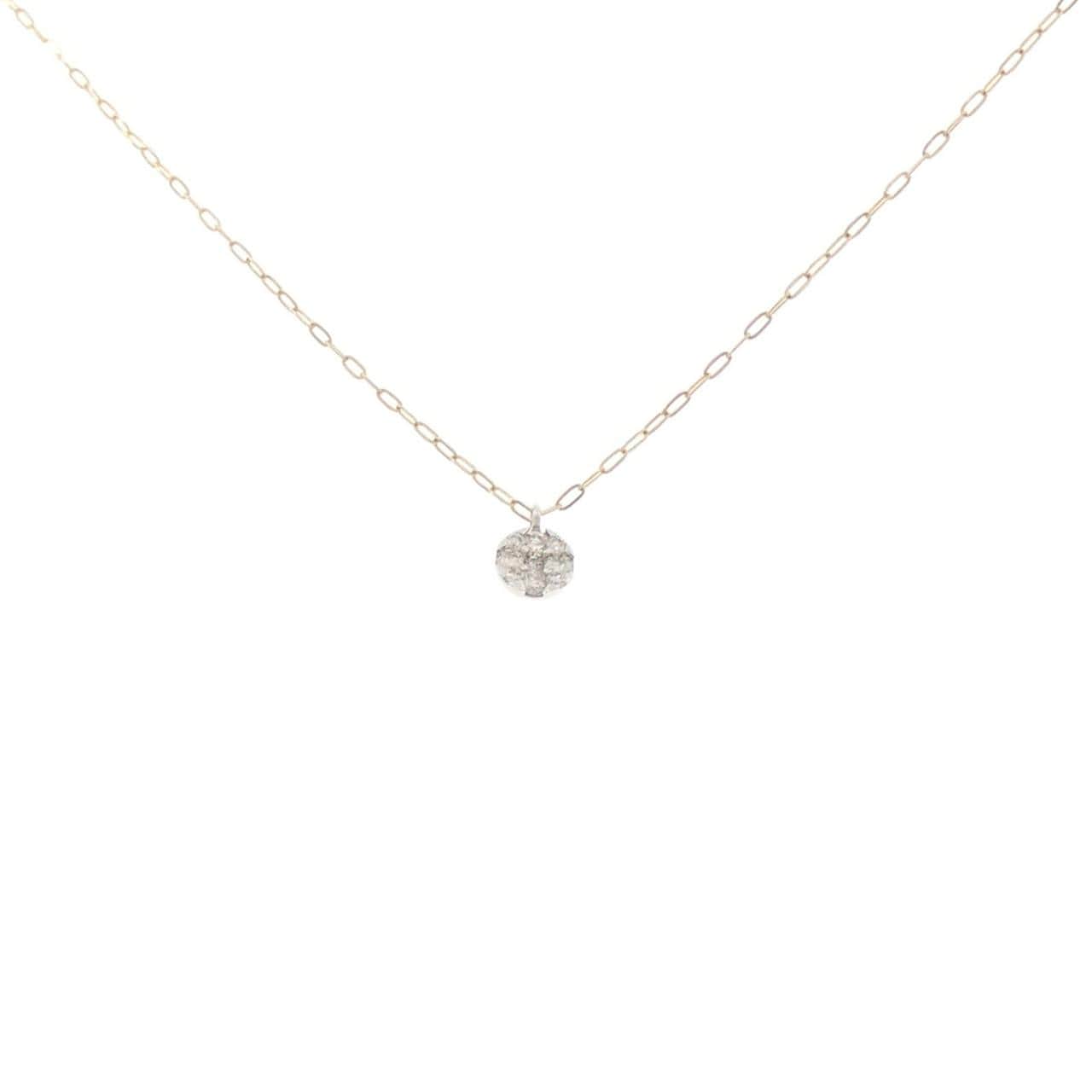 アガット ダイヤモンド ネックレス 0.08CT