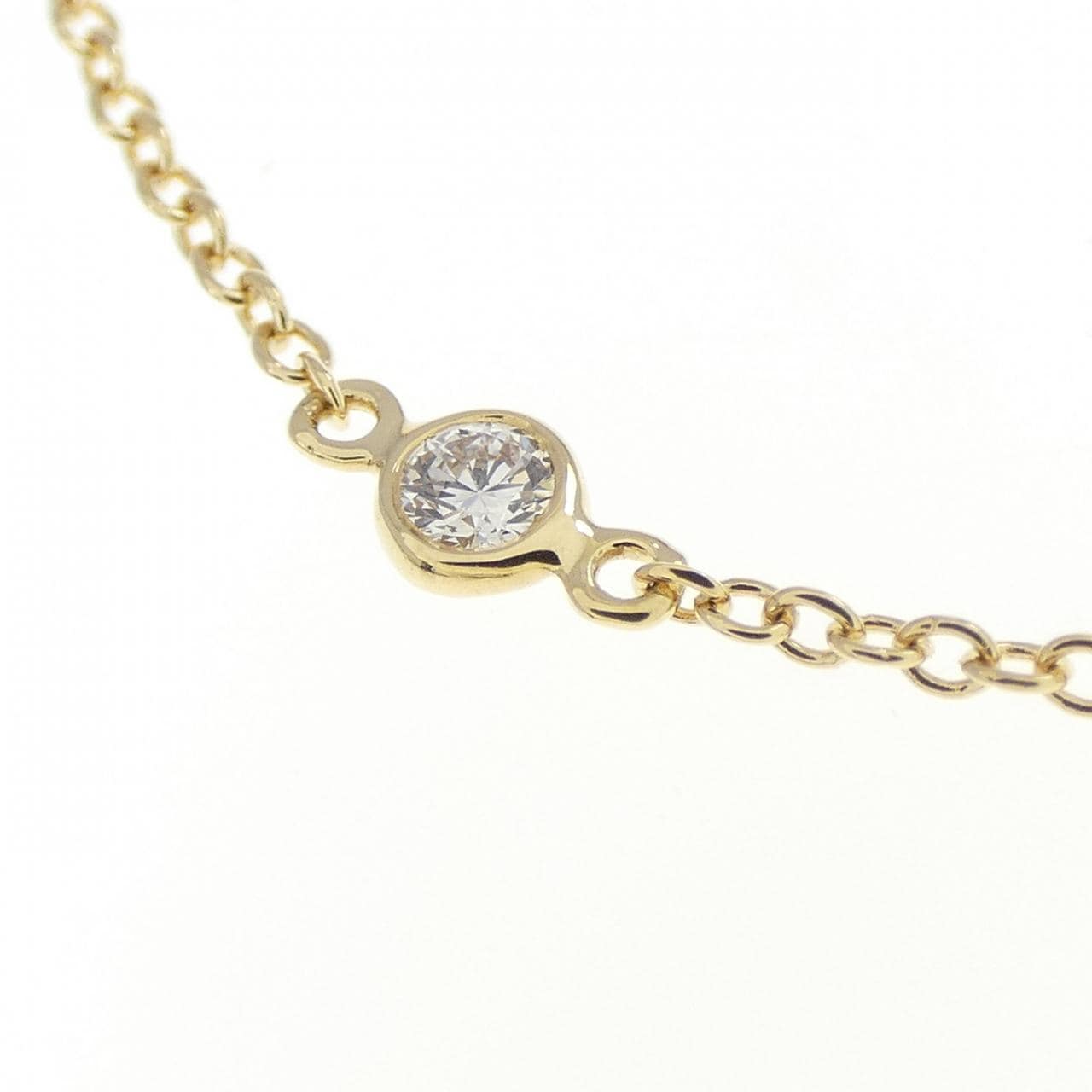 K18YG ダイヤモンド ネックレス 0.35CT