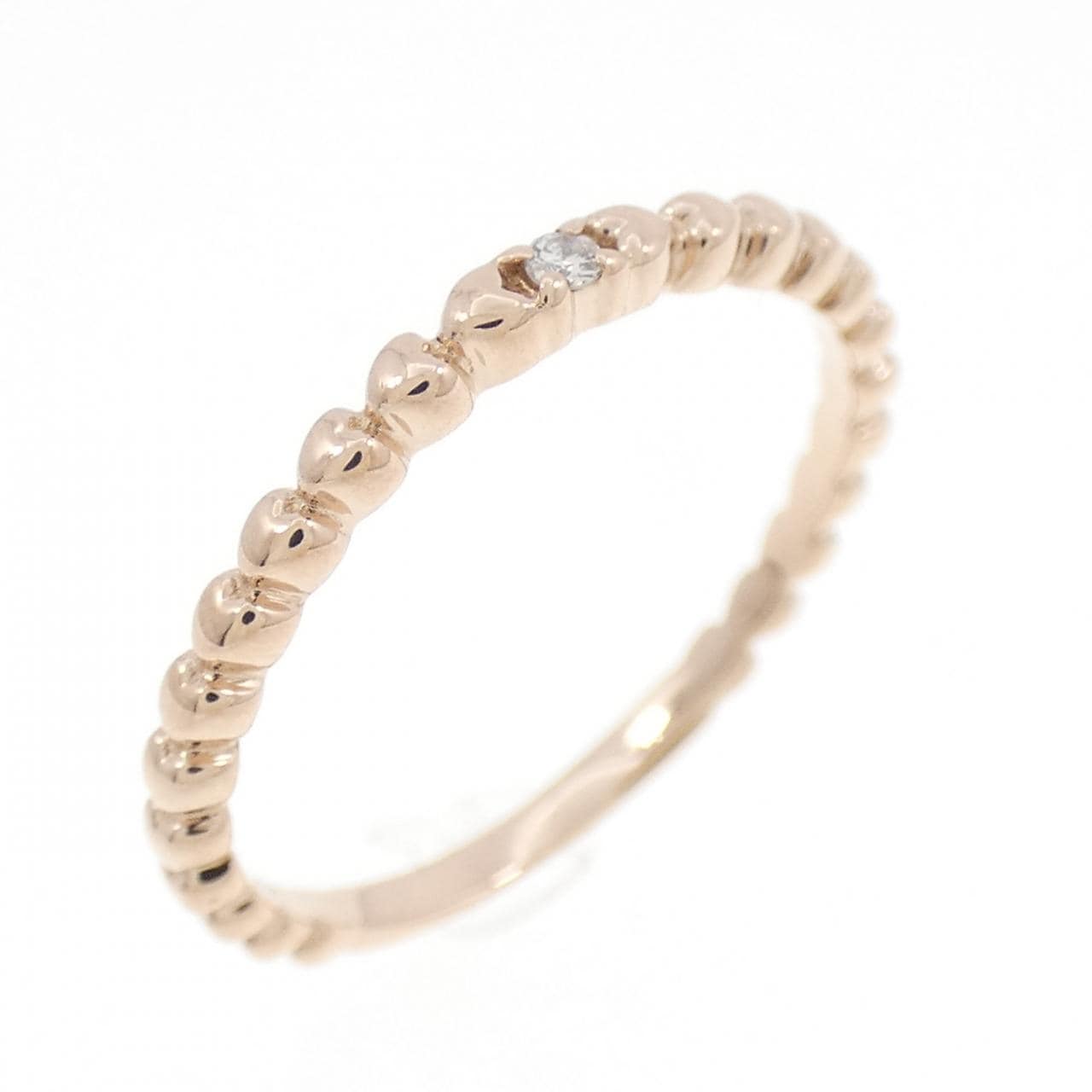 K10PG ダイヤモンド リング 0.01CT