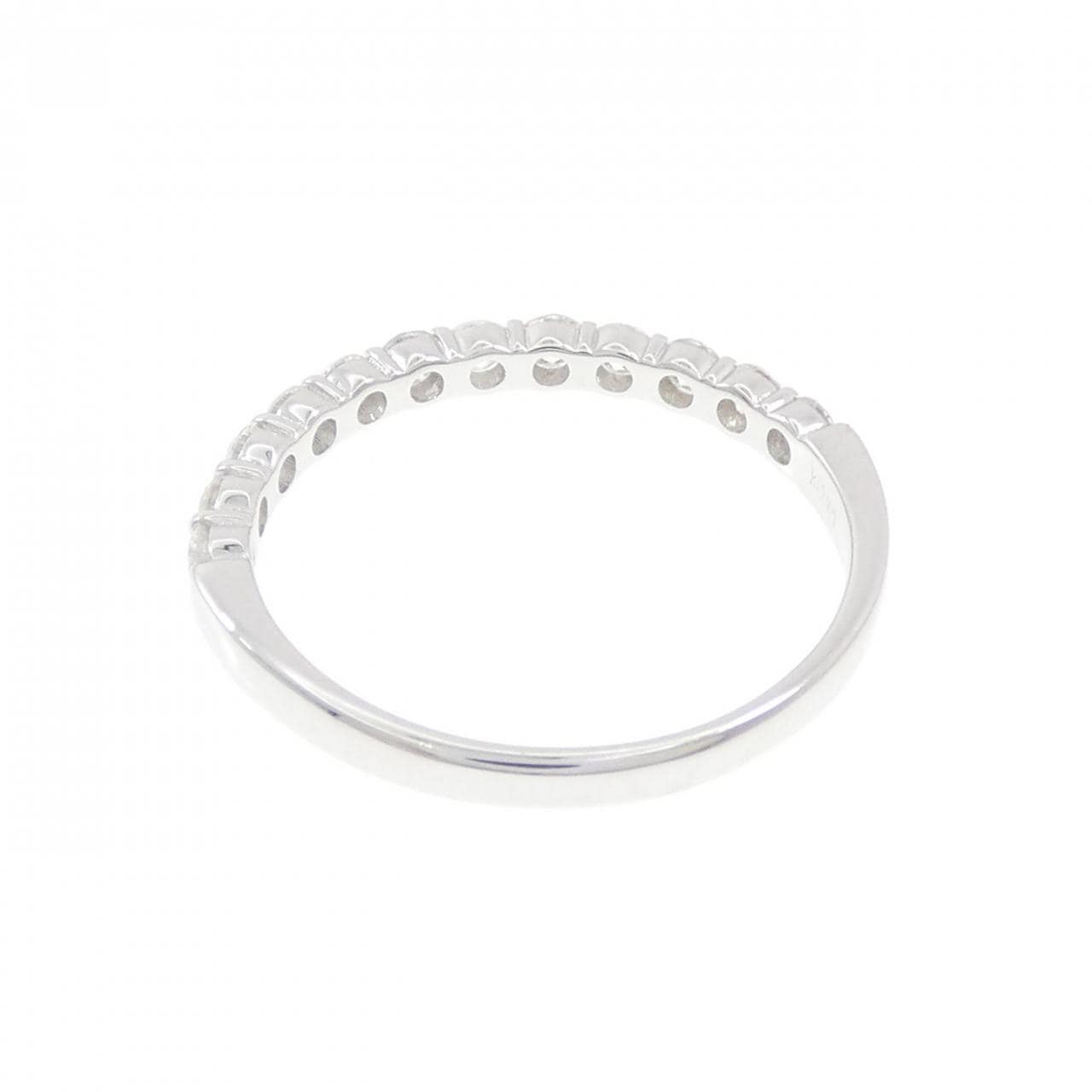 K10WG ハーフエタニティ ダイヤモンド リング 0.50CT