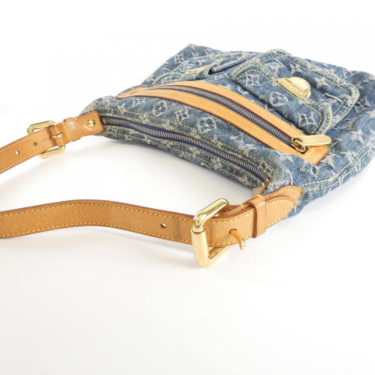 ルイヴィトン モノグラム デニム バギー PM M95049 ショルダーバッグ