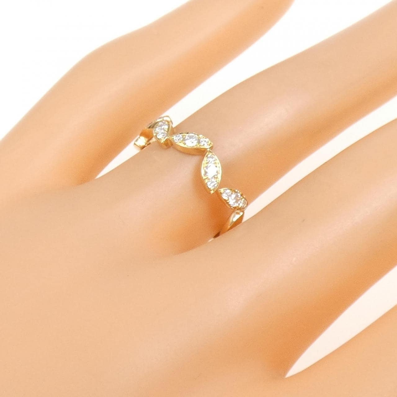 K18YG ダイヤモンド リング 0.27CT