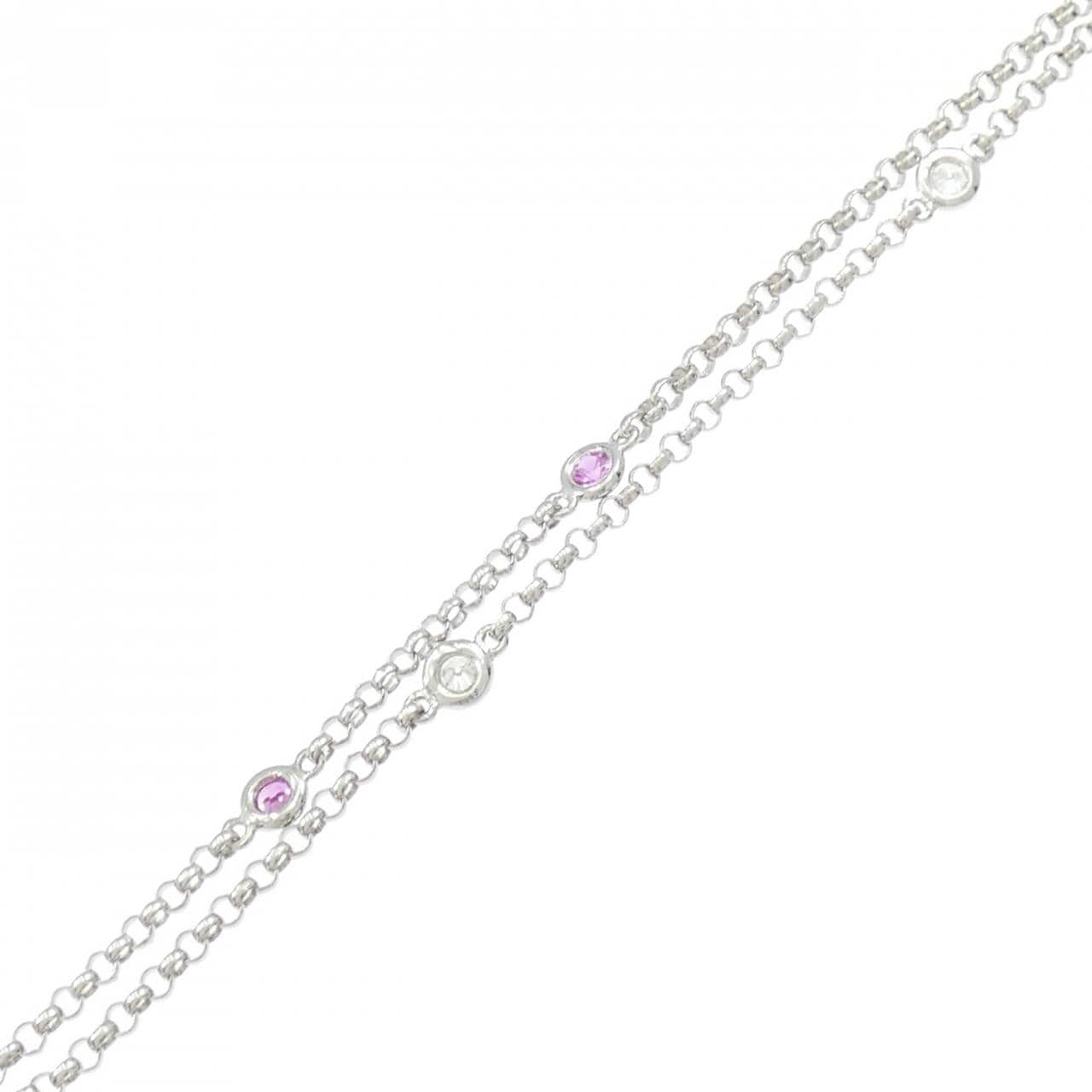 750WG/750PG サファイヤ ネックレス 1.49CT