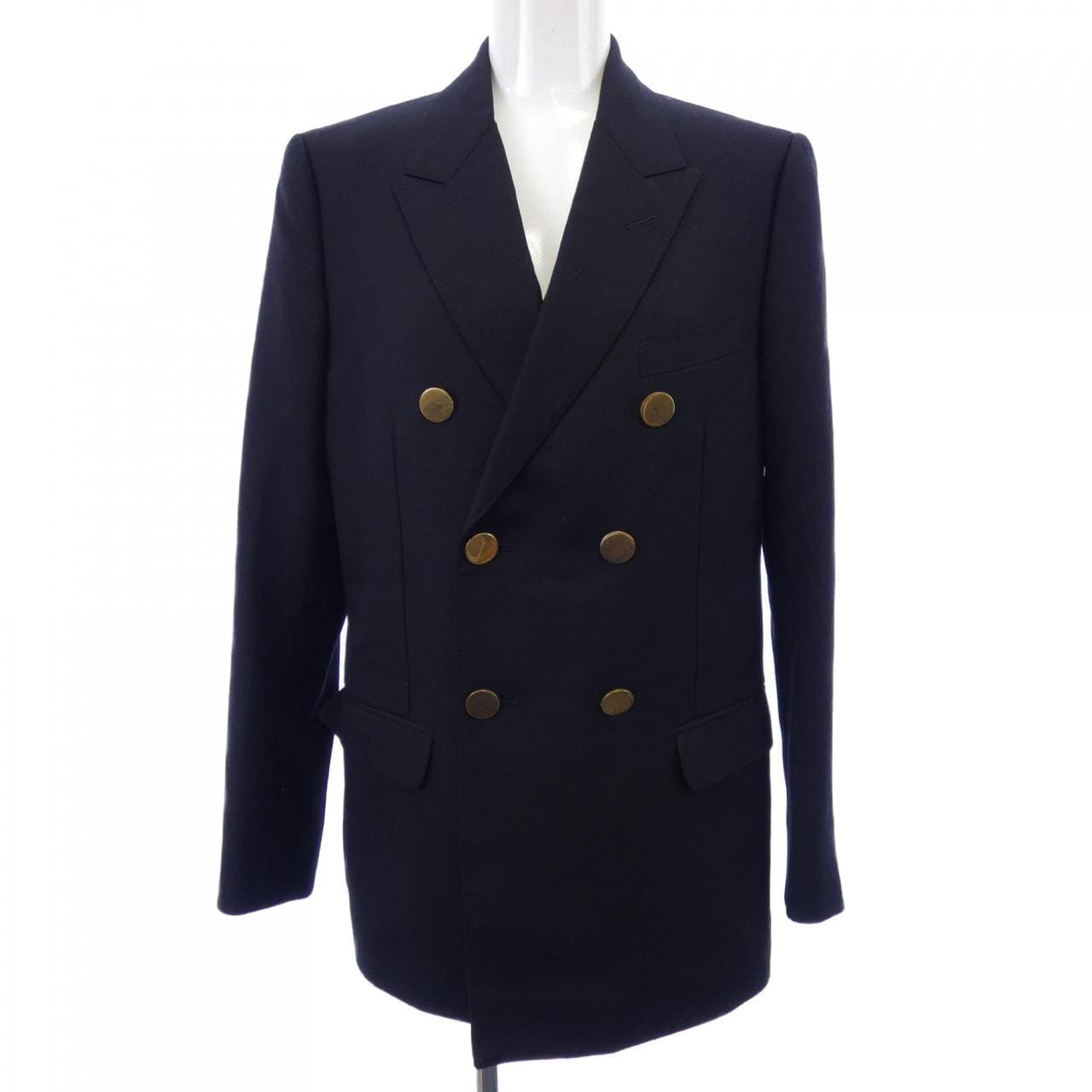 セリーヌ CELINE ダブルブレスト ロングブレザー 2V120650D ジャケット