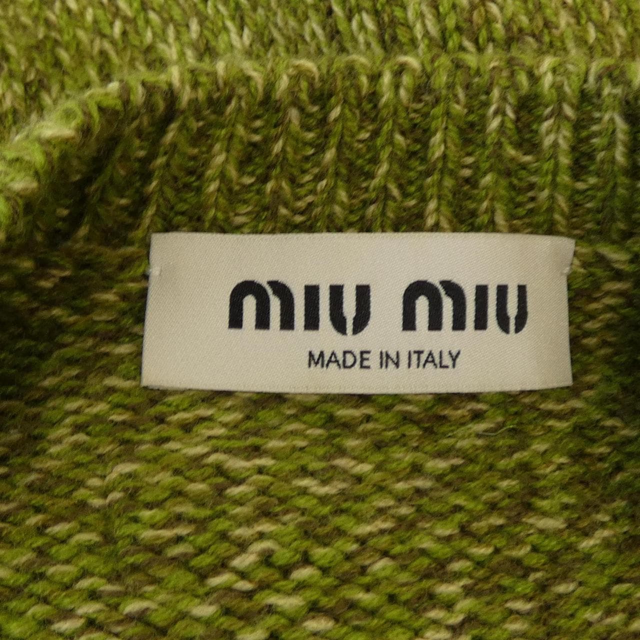 MIU MIU Miu logo MML868 SOOO 138F knit