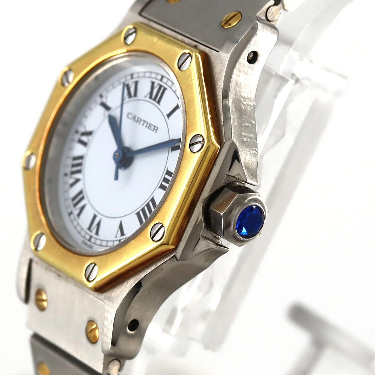 【ノーメンテナンス還元価格】カルティエ サントスオクタゴンSM コンビ SSxYG 自動巻