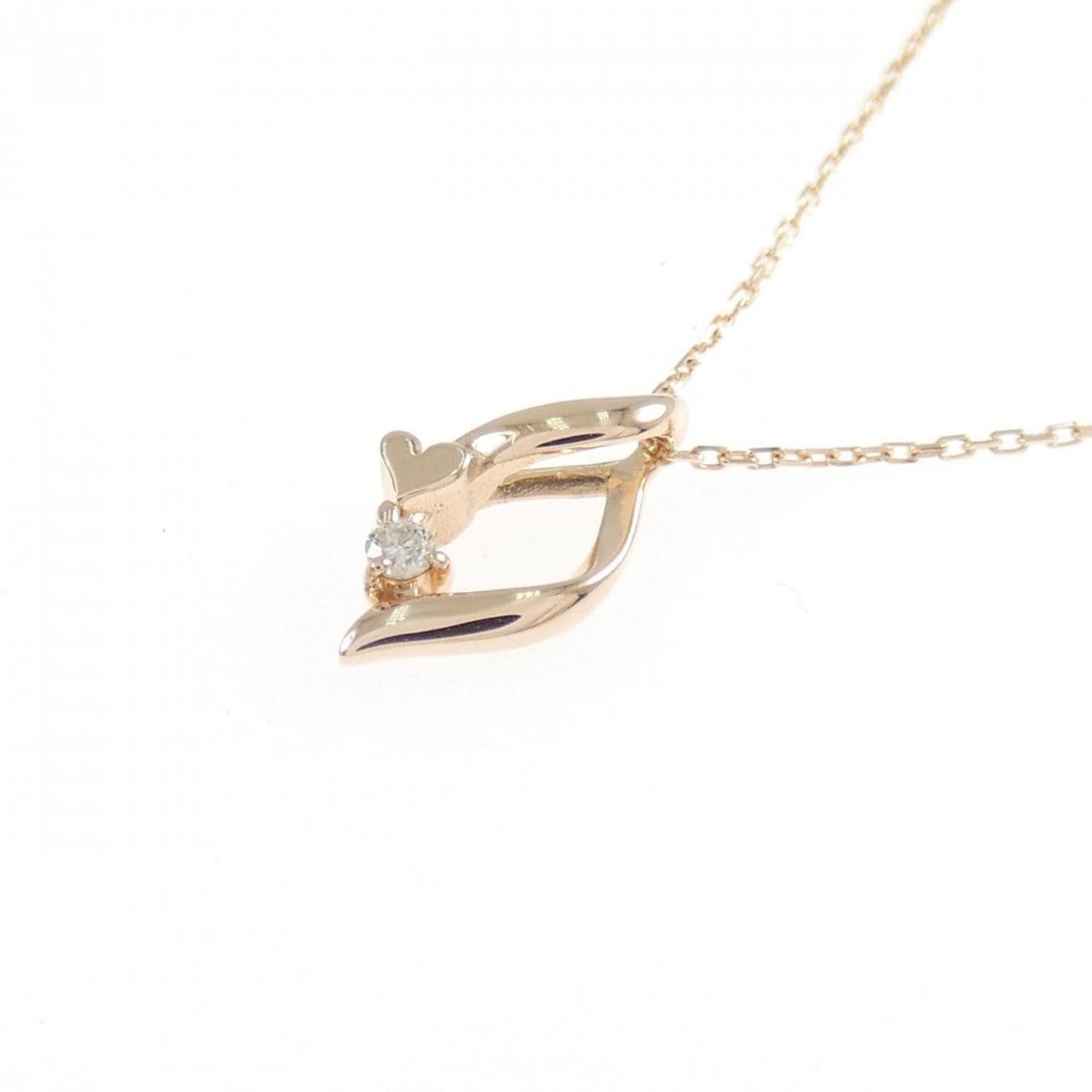 サマンサティアラ ダイヤモンド ネックレス 0.01CT