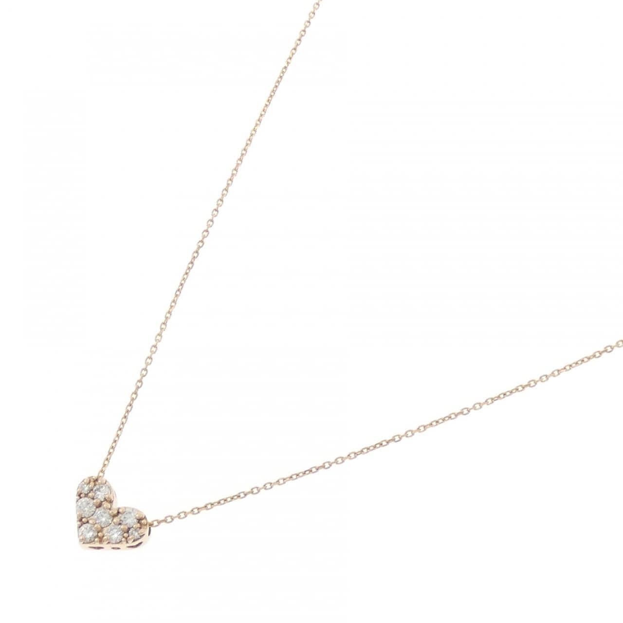 ポンテヴェキオ ハート ネックレス 0.20CT