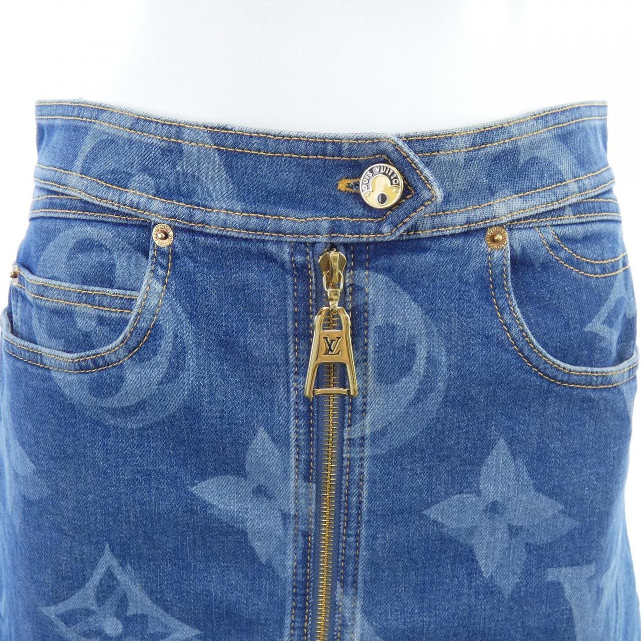 ルイヴィトン LOUIS VUITTON ジャイアントモノグラム FKSK07ZPY スカート