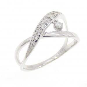 K18WG ダイヤモンド リング 0.188CT