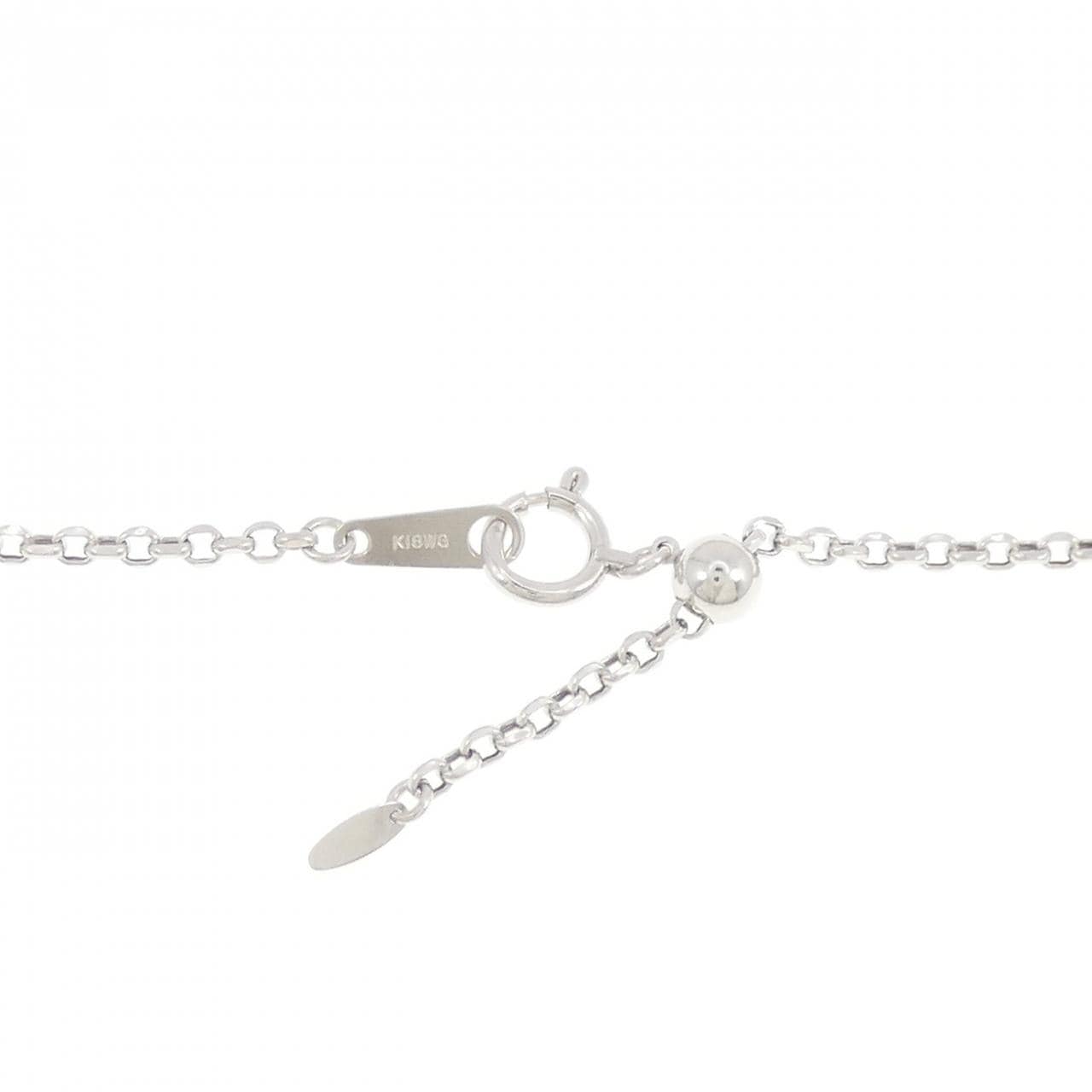 K18WG ダイヤモンド ネックレス 1.50CT