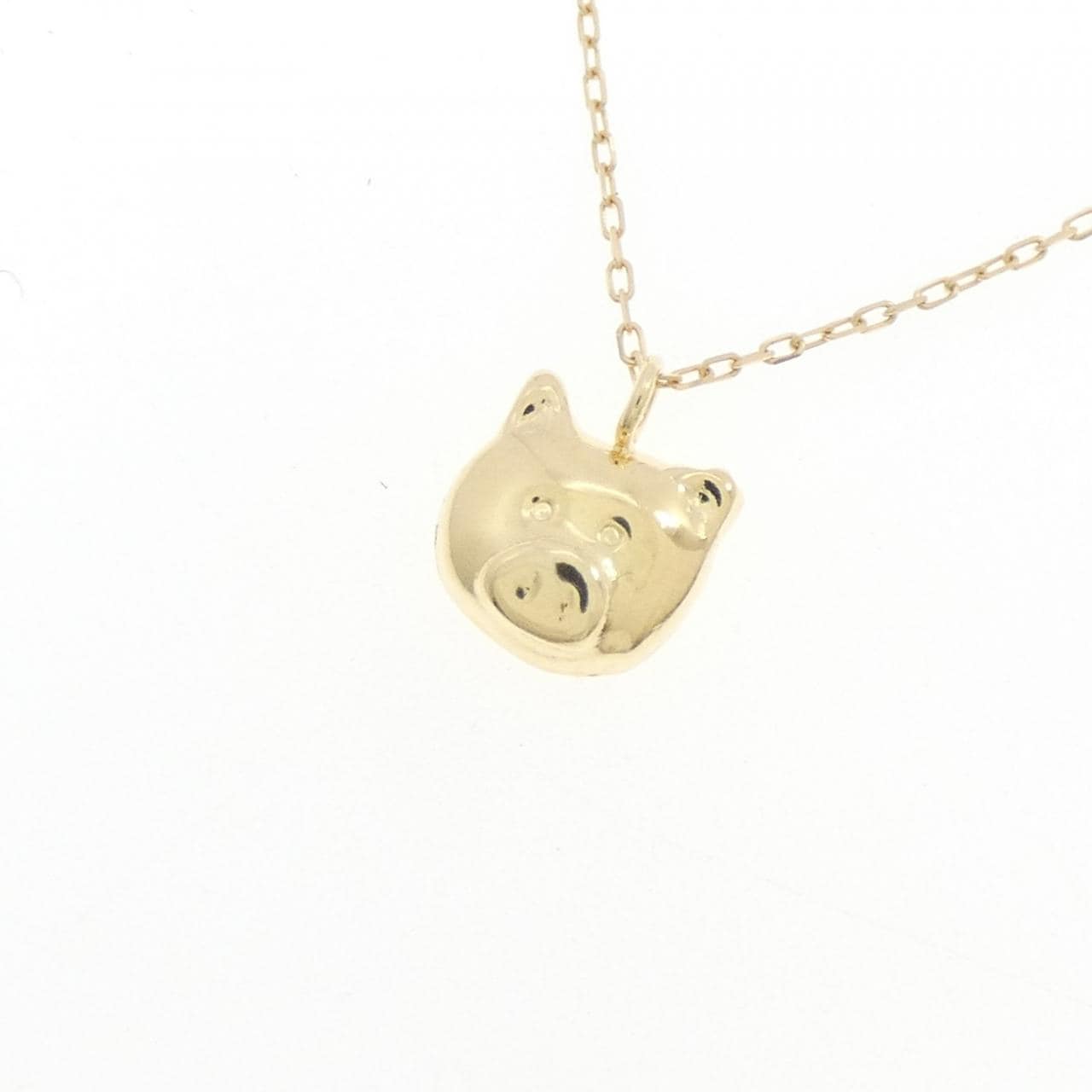 【新品】K18YG ピッグ ネックレス