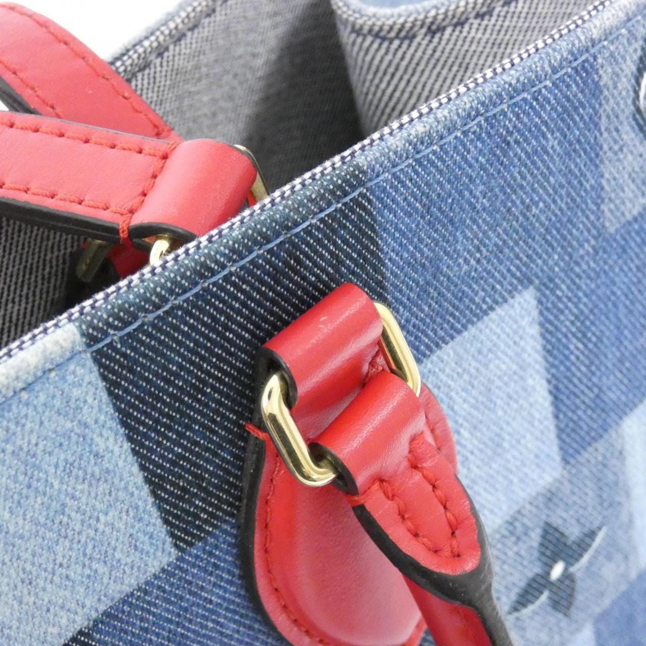 ルイヴィトン デニム モノグラム オンザゴー GM M44992 バッグ