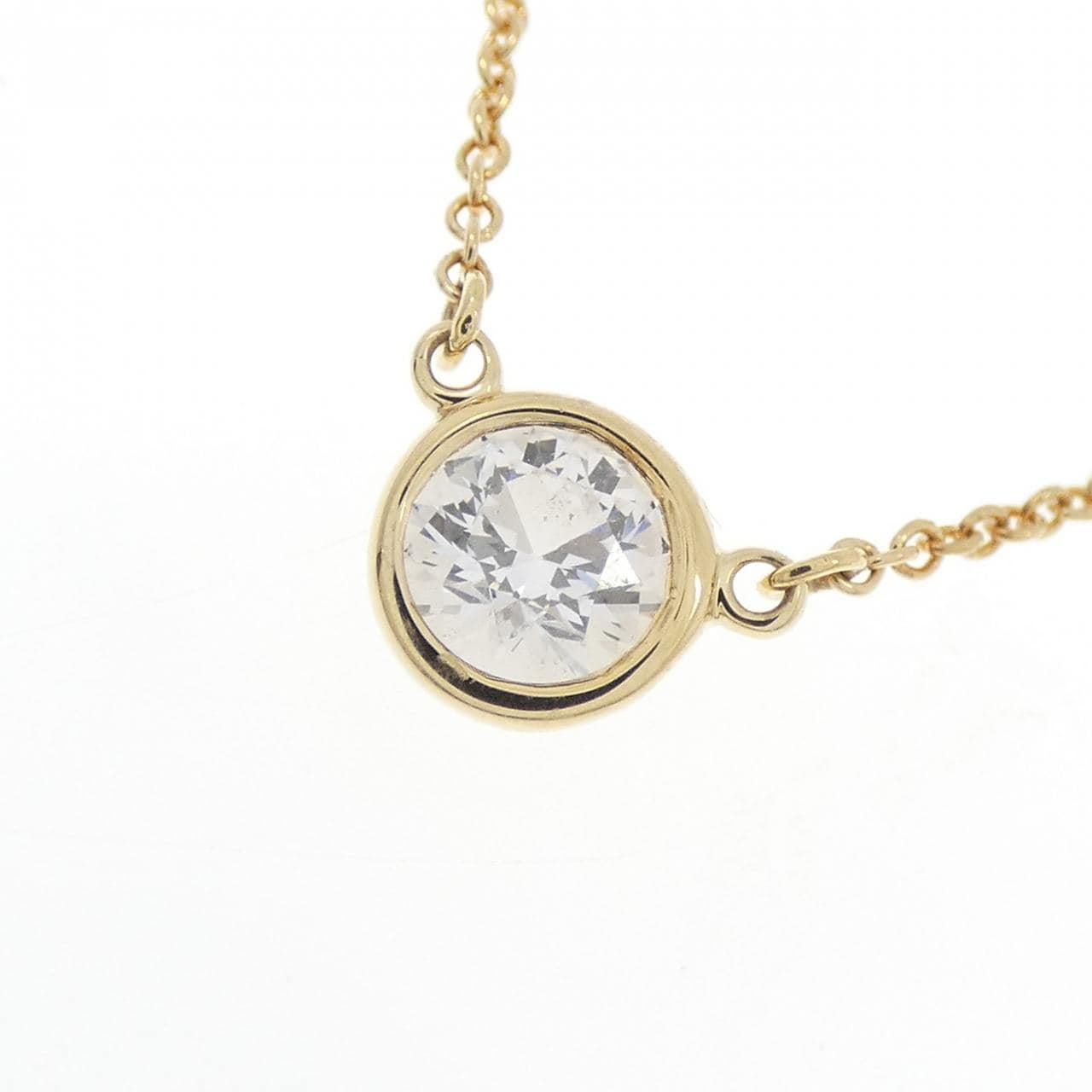 ティファニー バイザヤード ネックレス 0.33CT G VVS1 3EXT