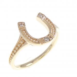 エテ ホースシュー ダイヤモンド リング 0.02CT