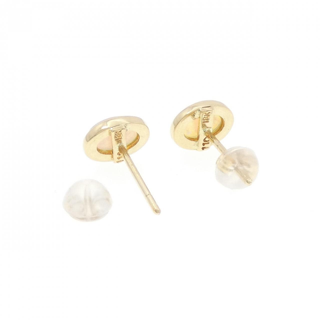 18KYG/K18YG オパール ピアス 2.20CT