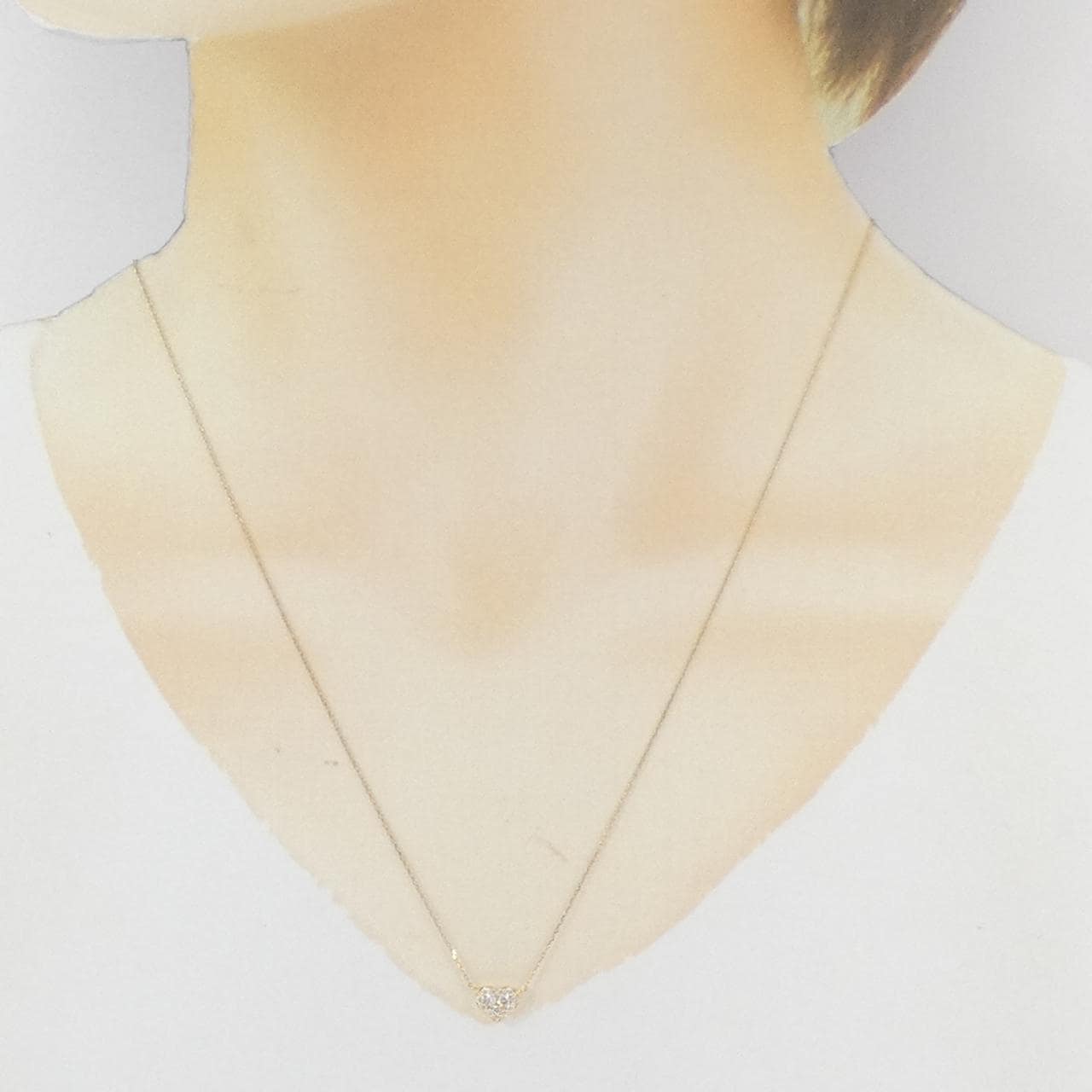 ポンテヴェキオ ハート ネックレス 0.13CT