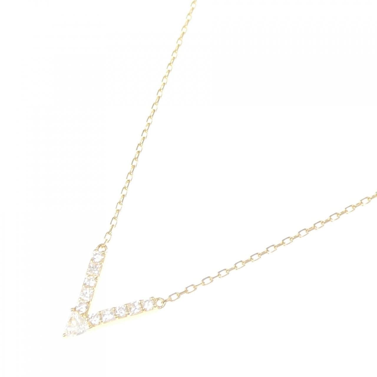 アーカー Vチェーン ネックレス 0.12CT