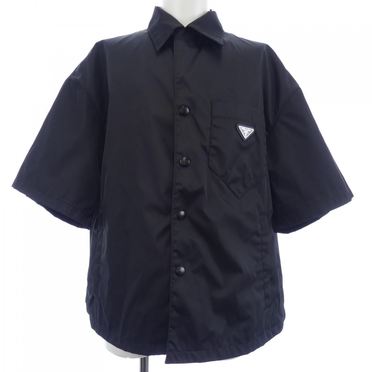 プラダ PRADA トライアングルロゴ RE-NYLON SC449 S182 1WQ8 S／Sシャツ