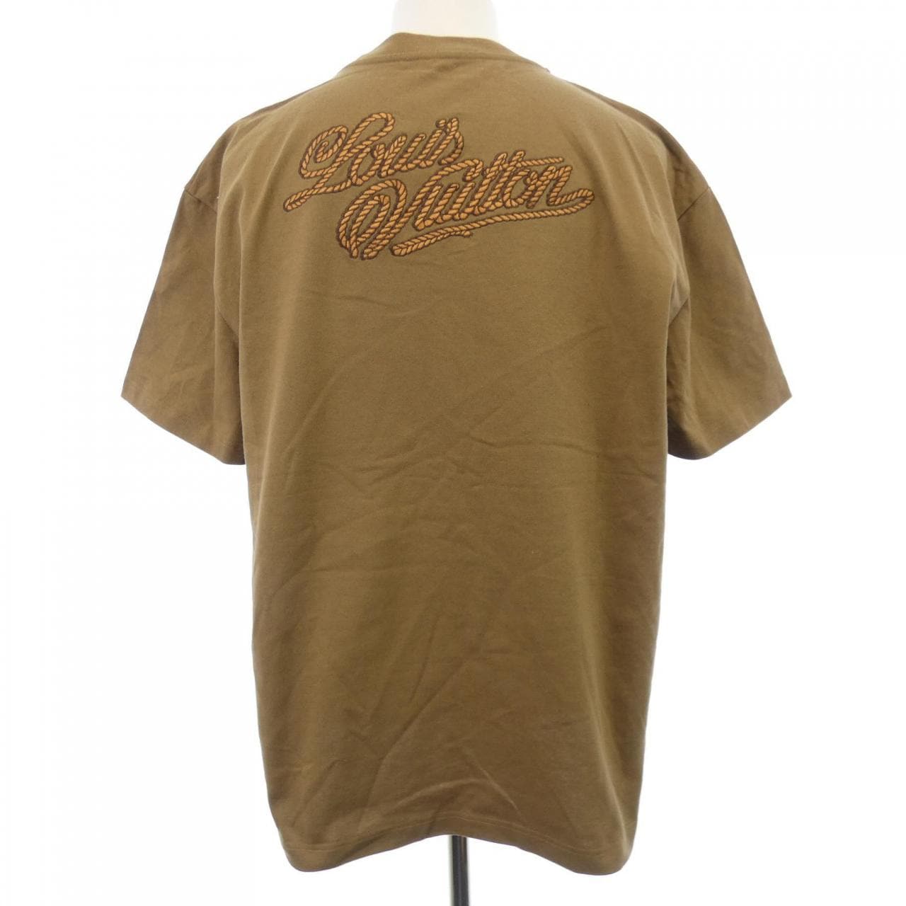 ルイヴィトン LOUIS VUITTON エンブロイダードシグネチャーコットンTシャツ HRY89WNPL Tシャツ