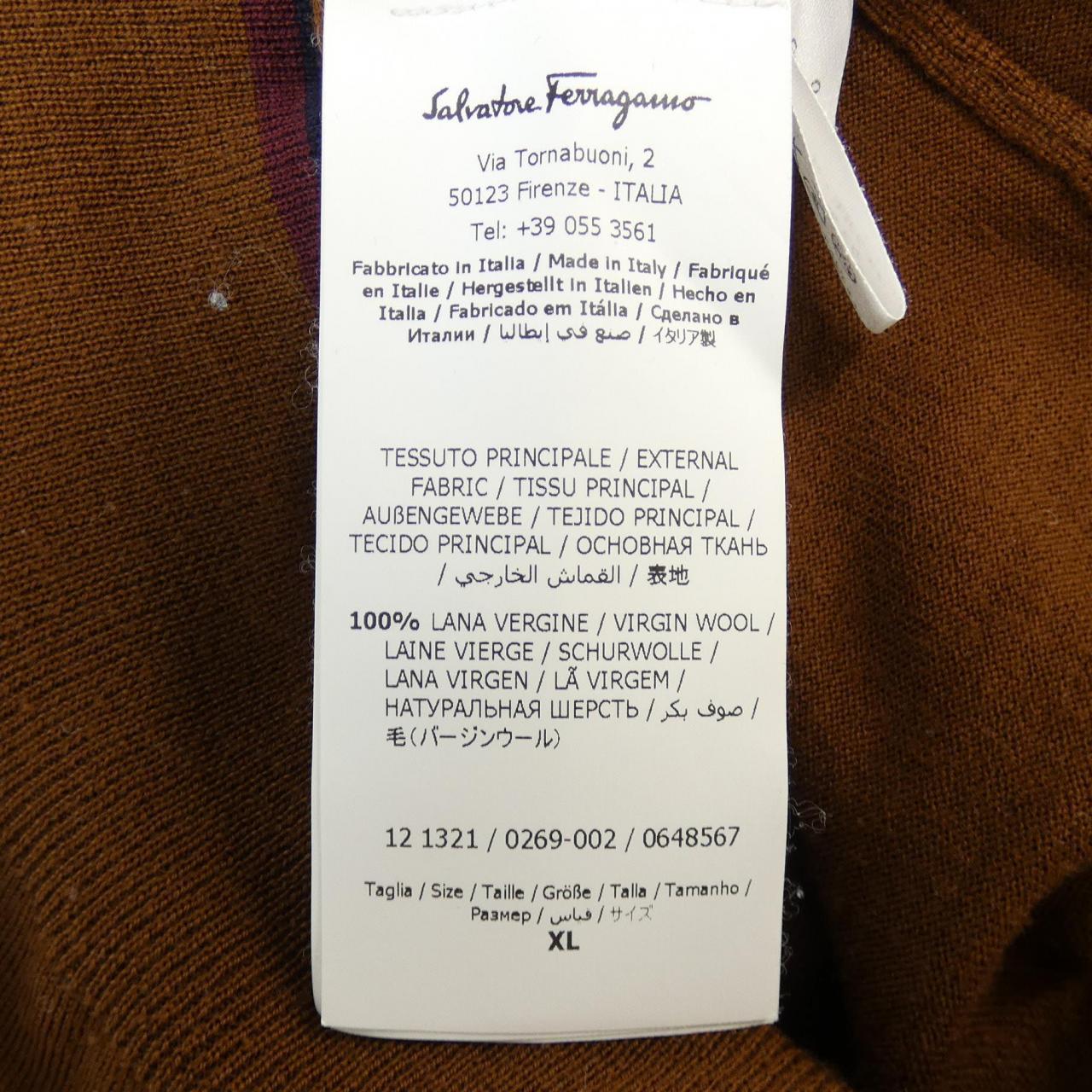 サルヴァトーレフェラガモ SALVATORE FERRAGAMO 121321 ニット