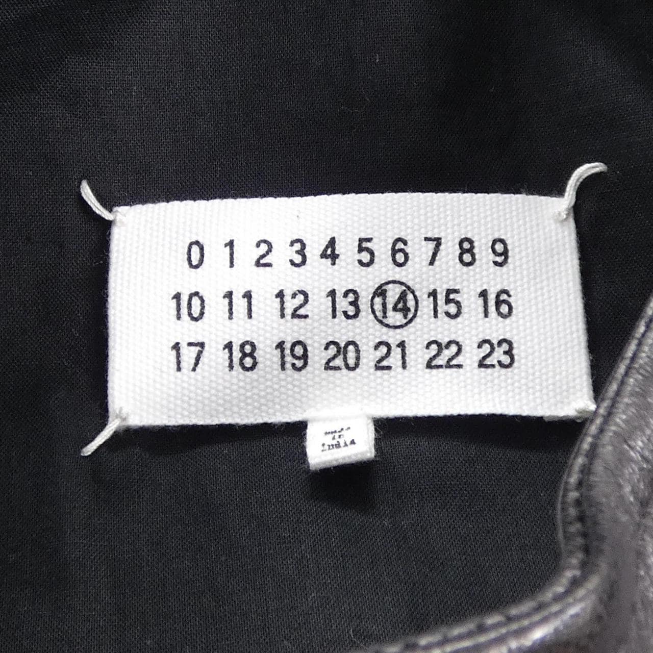 メゾンマルジェラ Maison Margiela ハの字 S50AM0489 レザーライダースジャケット