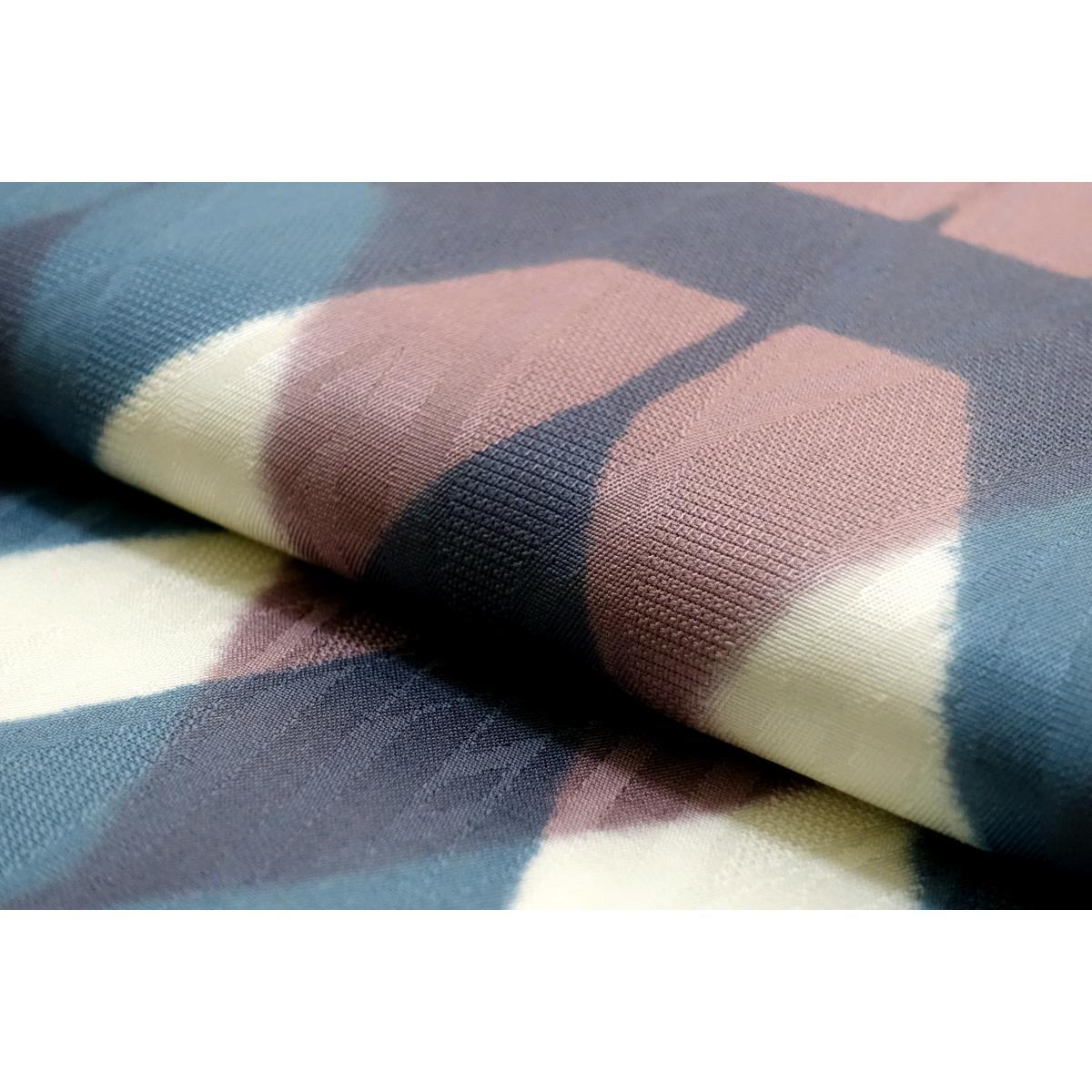 Fukuro obi dyed obi Zento pattern