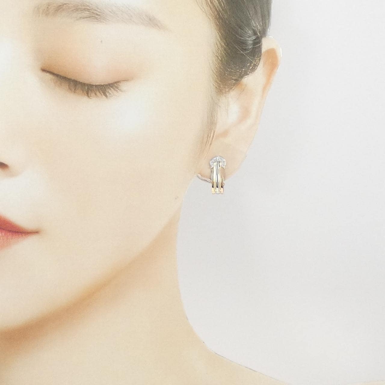 【ヴィンテージ】カルティエ 2Cイヤリング