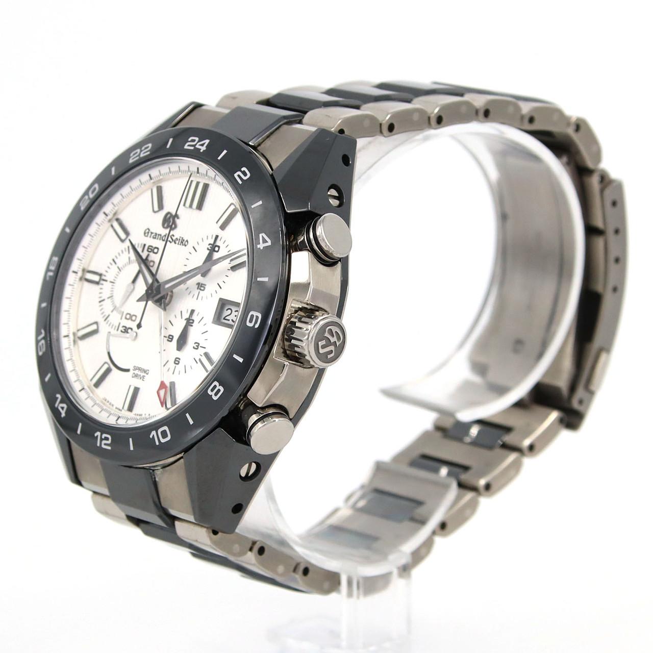 セイコー グランドセイコースポーツコレクショスプリングドライブクロノグラフ 9R86-0AG0/SBGC221 セラミックxTI 自動巻