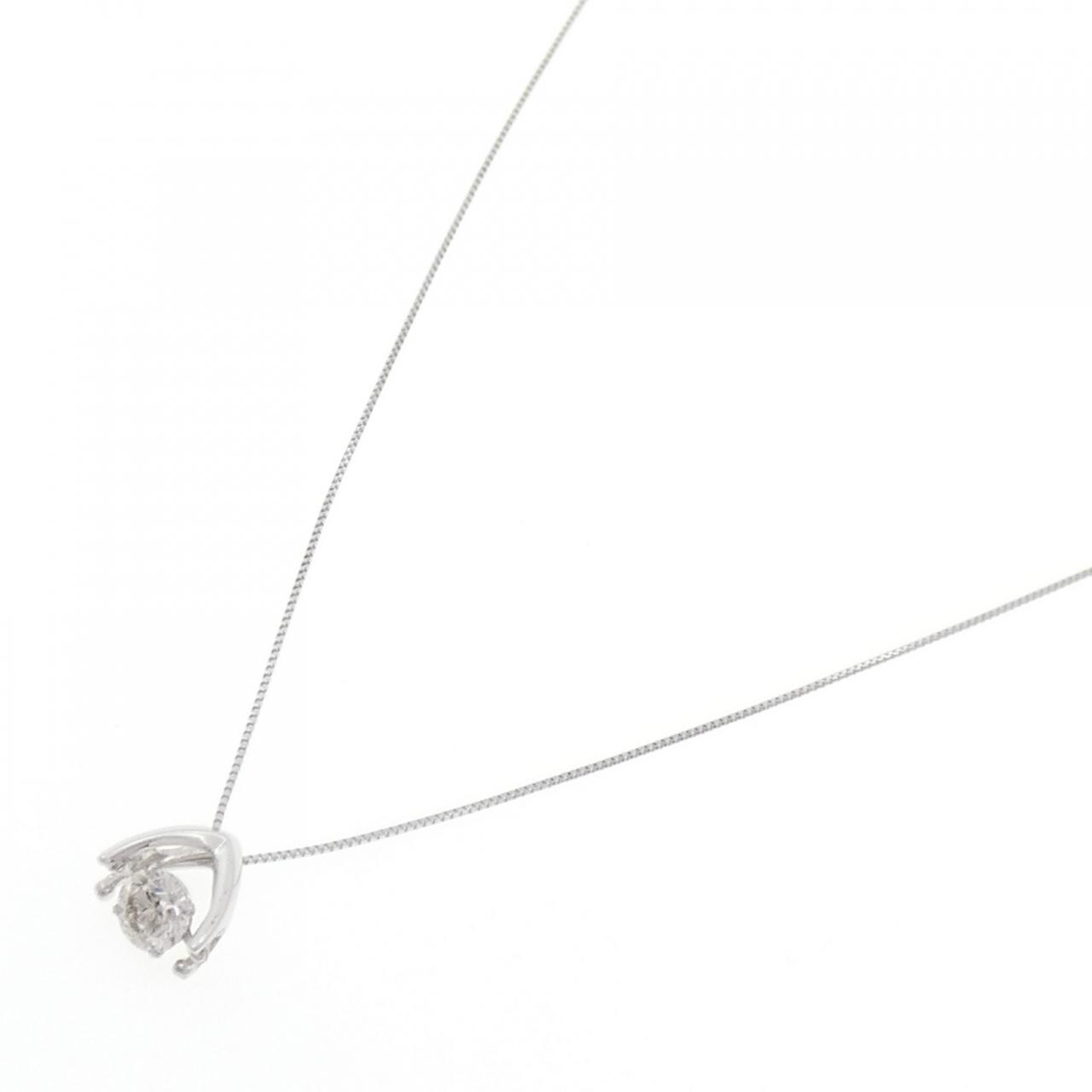 K18WG ダイヤモンド ネックレス 0.50CT