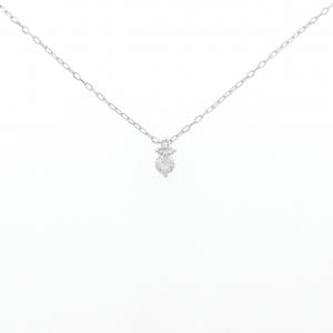 K18WG ダイヤモンド ネックレス 0.15CT
