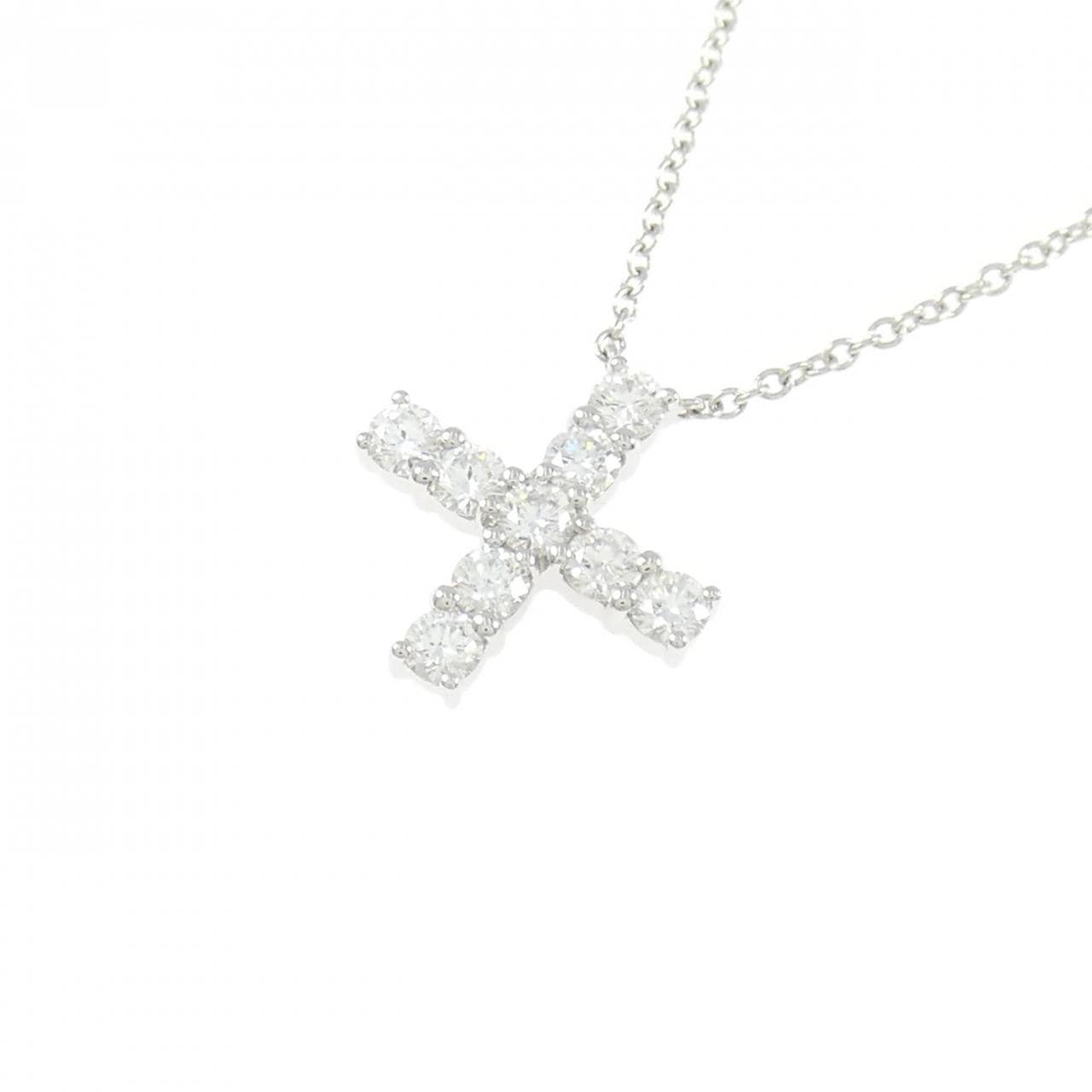 ハリーウィンストン ミニクロス ネックレス