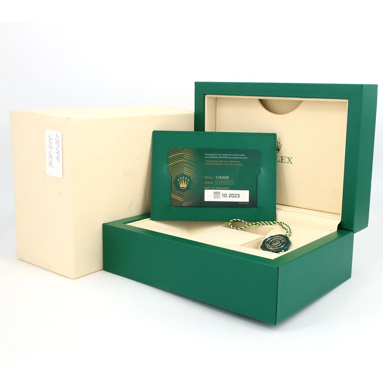 ロレックス オイスターパーペチュアル 126000 SS 自動巻 ランダム番