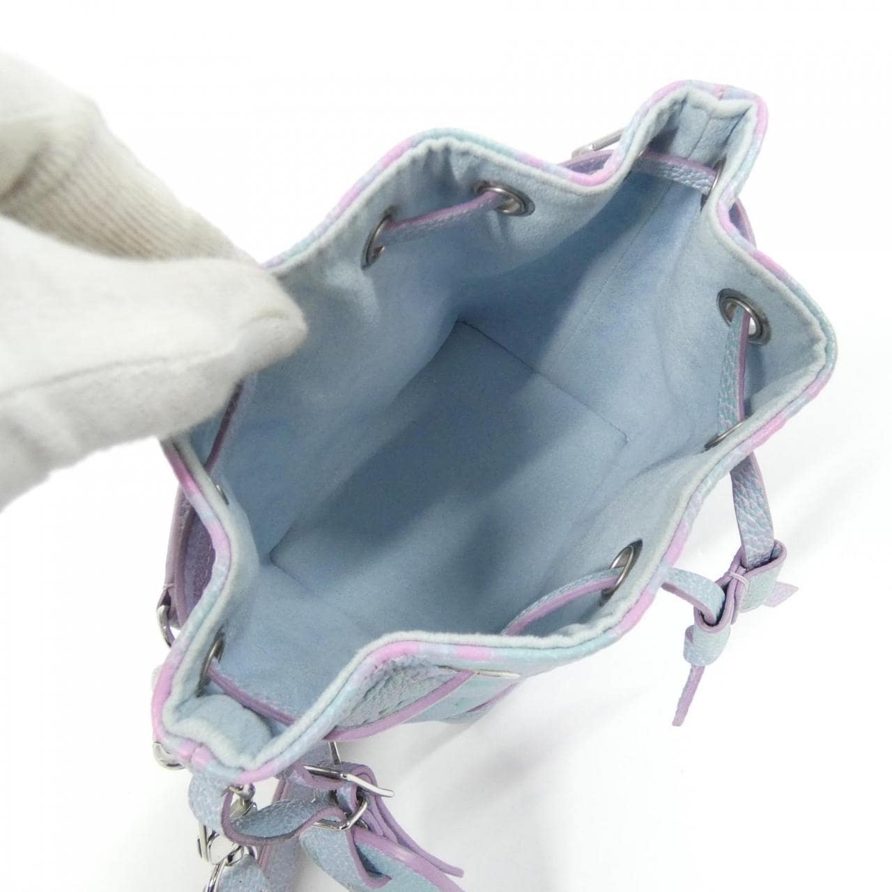 ルイヴィトン モノグラム アンプラント(サマー スターダスト) ナノ ノエ M81626 ショルダーバッグ