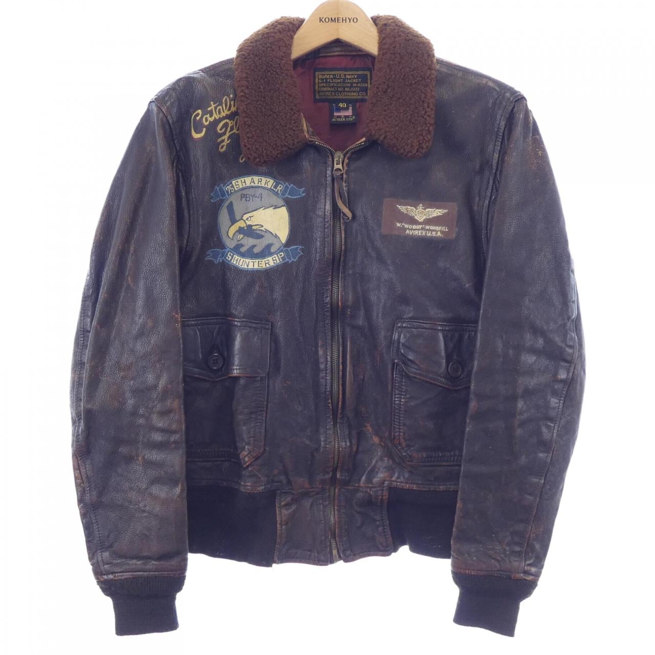 アヴィレックス AVIREX G-1 214795 レザージャケット