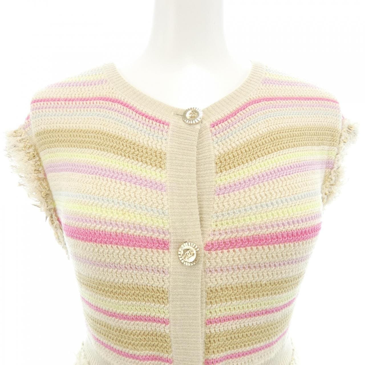 シャネル CHANEL P40398K02916 カーディガン