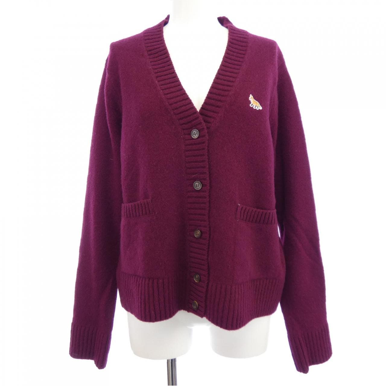 メゾンキツネ MAISON KITSUNE HW00513KT1006 カーディガン