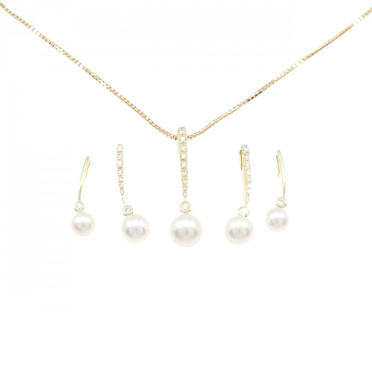 K18YG アコヤパール ネックレス