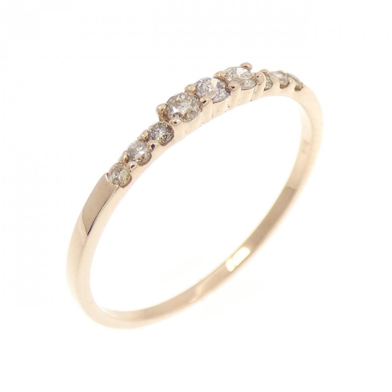 K18PG ダイヤモンド リング 0.10CT