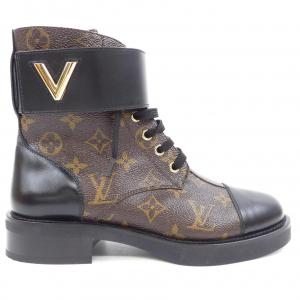 ルイヴィトン LOUIS VUITTON パテントモノグラム キャンバス ワンダーランドライン ブーツ