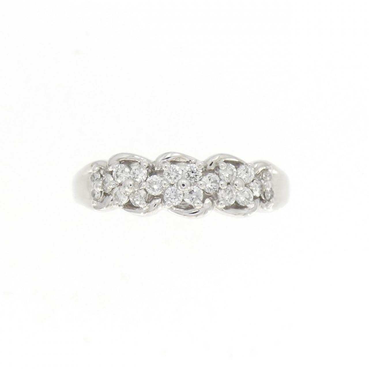 PT フラワー ダイヤモンド リング 0.27CT