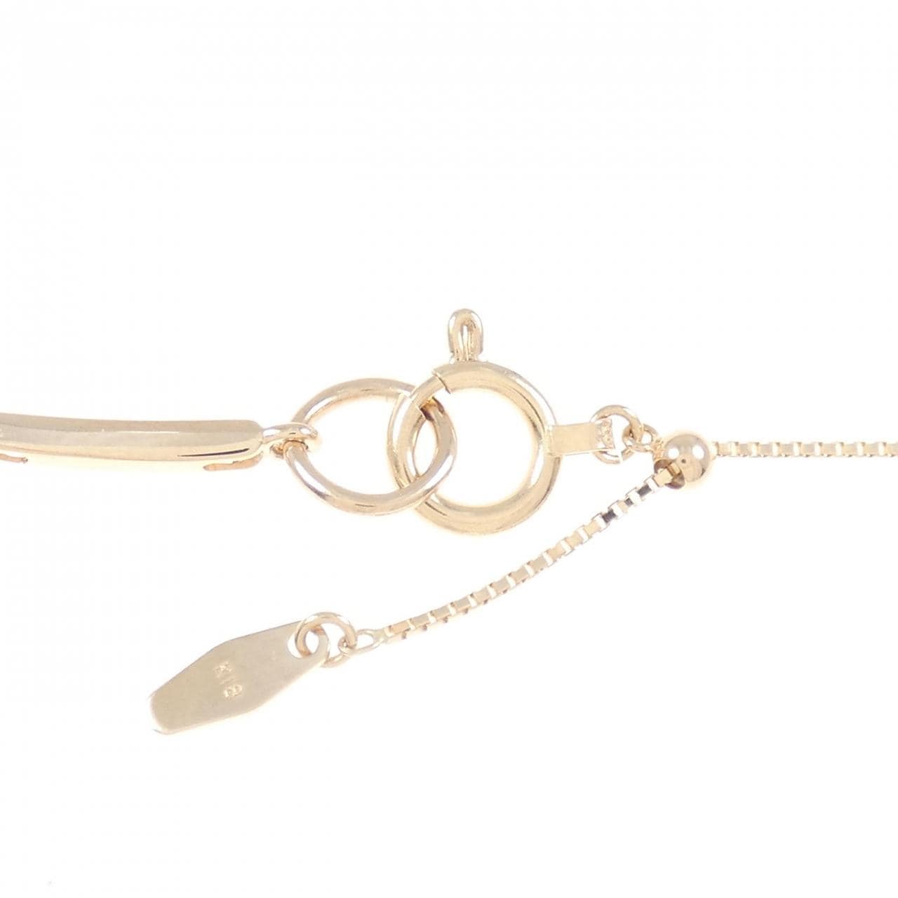 K18PG ピンクダイヤモンド ネックレス 0.113CT