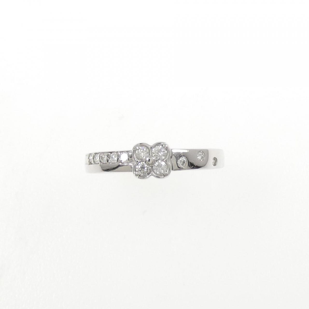K18WG ダイヤモンド リング 0.16CT
