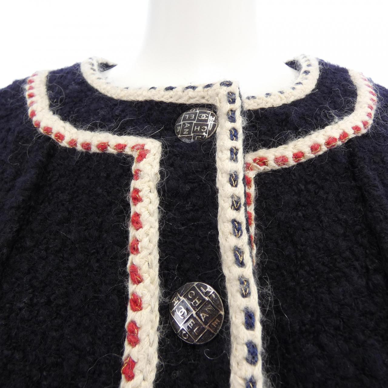 シャネル CHANEL P59643V37141 18B ノーカラージャケット