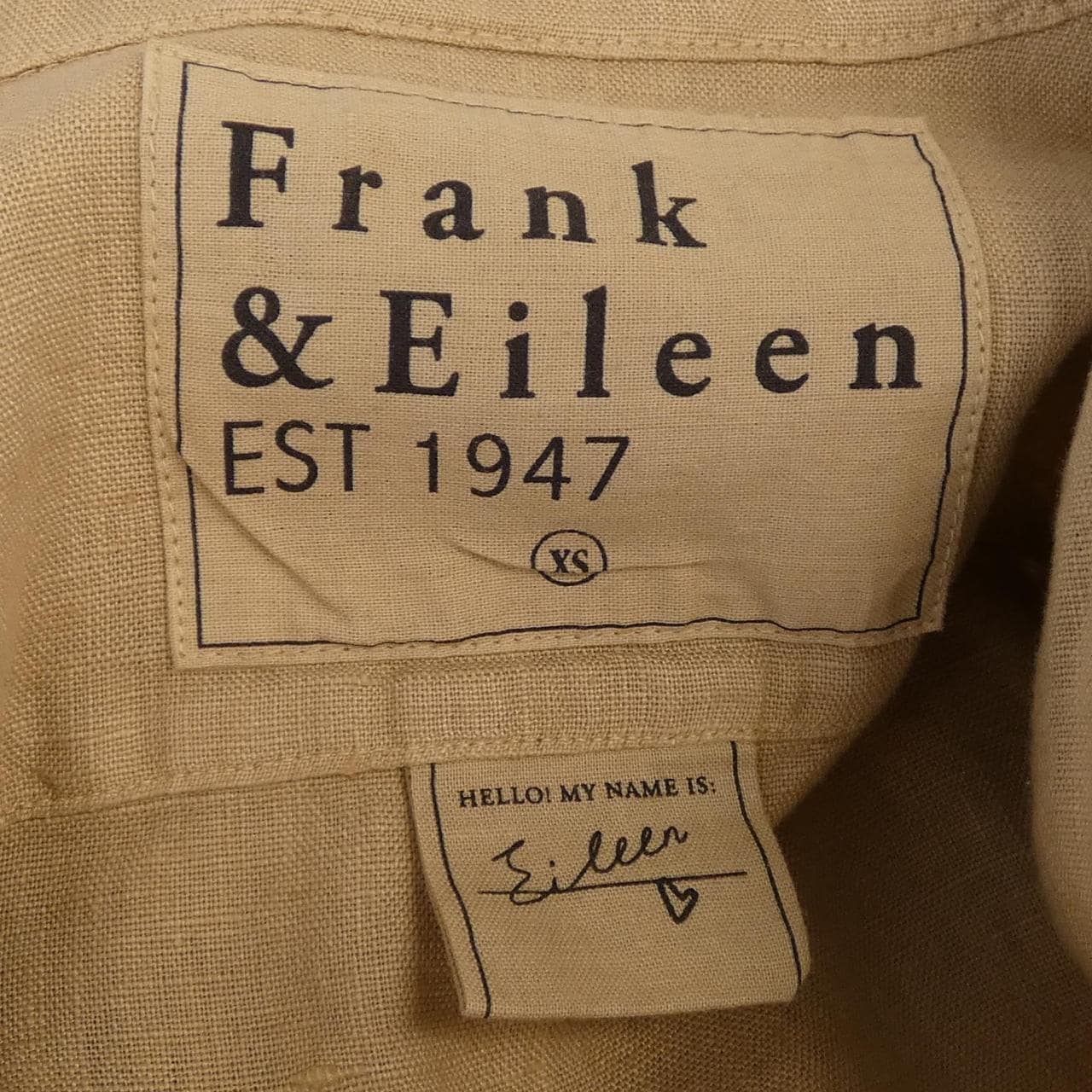 フランクアンドアイリーン FRANK&EILEEN EILEEN ITALIAN LINEN シャツ