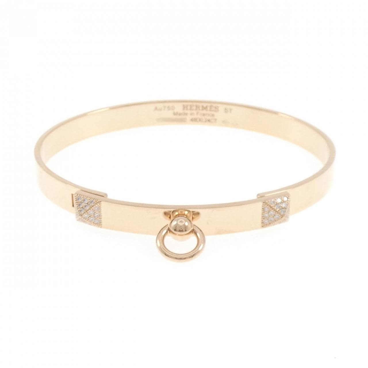 エルメス コリエ ド シアン バングル 0.24CT