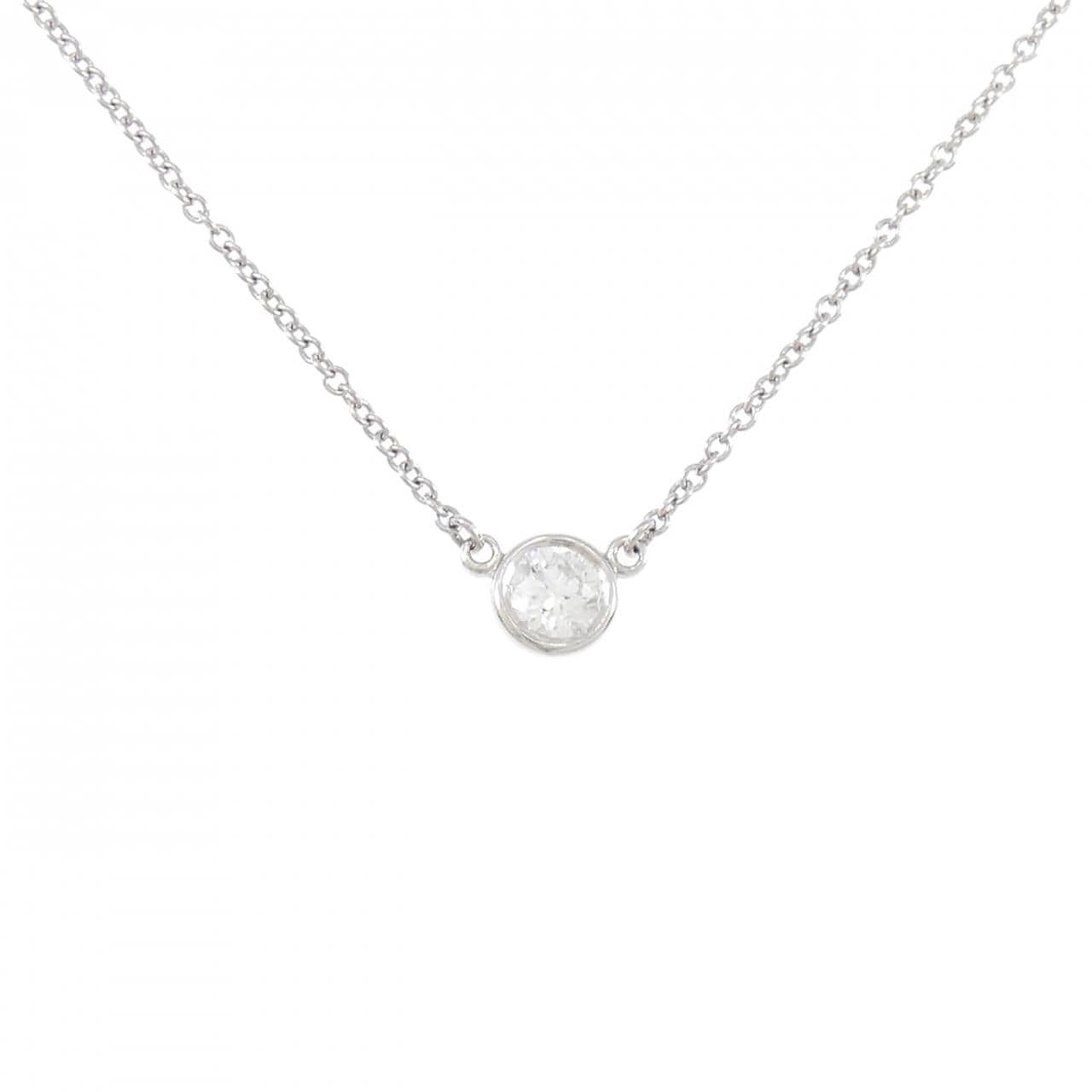 ティファニー バイザヤード ネックレス 0.22CT G VS1 3EXT