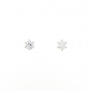 【リメイク】PT/ST ダイヤモンド ピアス 0.256CT 0.268CT D VS2-SI1 3EXT-EXT H&C